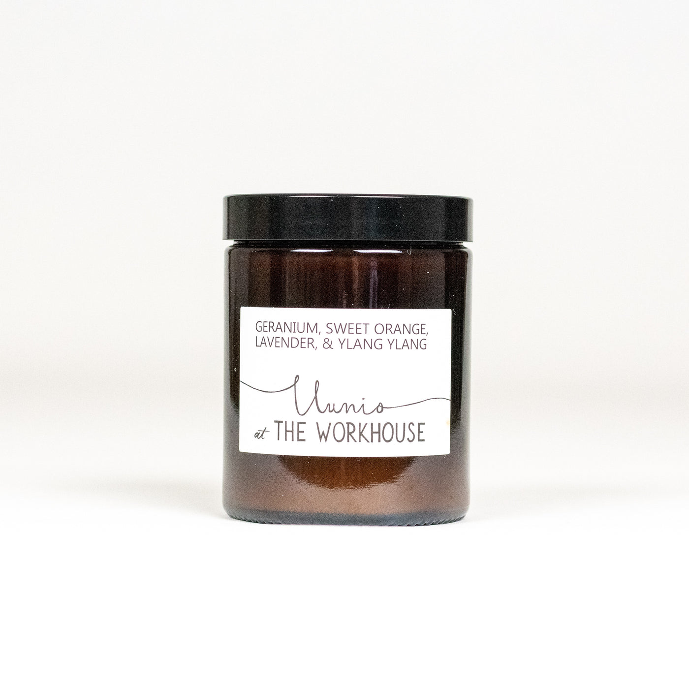 Geranium, Sweet Orange, Lavender & Ylang Ylang Llunio candle