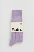 Cosy violet merino socks Small