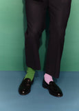 Green Merino Socks large