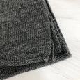Merino wool scarf charcoal grey AQ2
