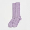 Cosy violet merino socks Small