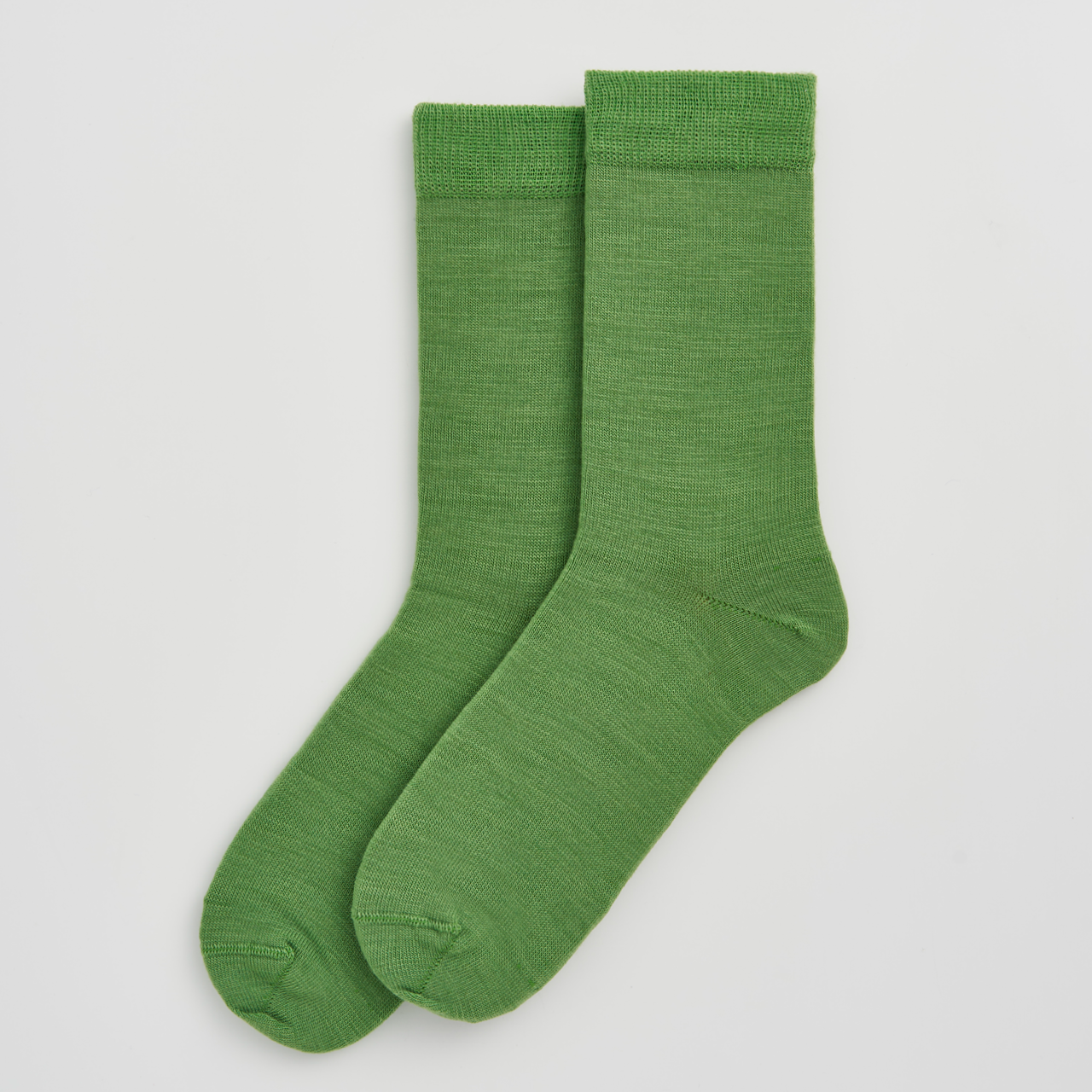 Green Merino Socks large